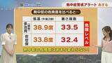 「長崎は危険レベルの暑さ　酷暑日となった岐阜県多治見と熱中症リスク大きくは変わらず」の画像1