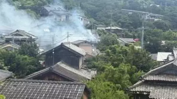 【速報】長崎市為石小学校近くで火災「家が燃えてます」