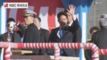 護衛艦「よしい」命名・進水式  小泉防衛相も出席　21日には平和公園で献花