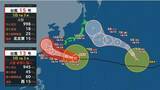 「【トリプル台風】非常に強い台風13号は7日(金)に沖縄直撃へ　最接近時950 hPa・最大瞬間風速60 m/s予想　九州接近は？　台風15号(チャンホン)発生、日本の東へ【5日午後4時半現在】」の画像1