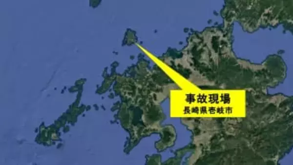 【速報】長崎・壱岐市で車の横転事故　運転していた70代女性が死亡