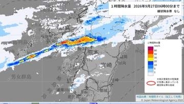 【警戒】長崎県大村市で1時間に約110ミリ「記録的短時間大雨」…長崎・熊本・福岡・佐賀に「線状降水帯」直前予測