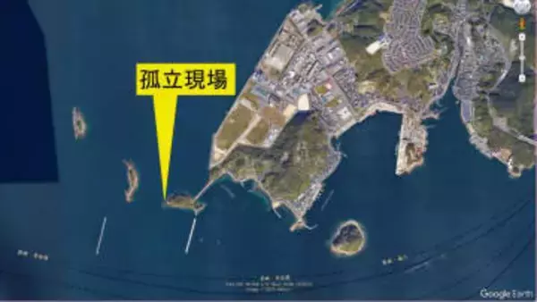 長崎・神ノ島で磯釣り中の20代男性2人が孤立　海上保安部が救助