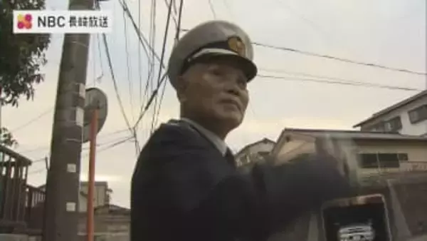 「事故ないように常に緊張感」47年間の登校見守り　交通指導員に交通栄誉章緑十字金章【長崎】