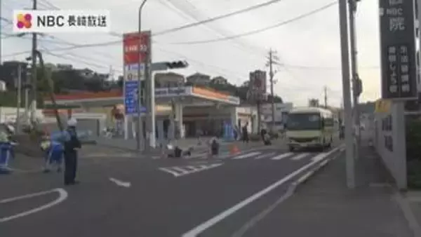 道路横断中の男性（77） 軽乗用車にはねられ死亡（長崎市中里町の国道３４号）