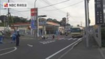 道路横断中の男性（77） 軽乗用車にはねられ死亡（長崎市中里町の国道３４号）