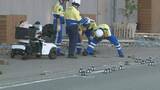 「電動車いす80代女性死亡　現場は白線区分の「路側帯」　前から走って来たトラックと衝突　長崎・雲仙市」の画像1