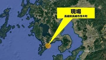 長崎市茂木港ターミナルの海上に80代男性の遺体　数日前に家族から行方不明届