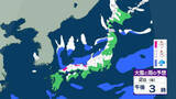 「【1/2新年大雪】"雪のベルト(JPCZ)"停滞で降雪予報悪化　近畿60cm・関東甲信40cm　山口は平地20cmに　雨雪シミュレーション」の画像1