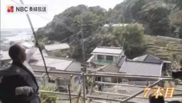 60メートル先の的に願いを込めて「百手祭り」大漁と商売繁盛を祈願【対馬】