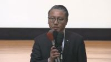 【長崎県知事選】敗れた現職・大石賢吾氏「結果は私の至らなさゆえ」深夜2時半前、支持者を前に悔恨の表情