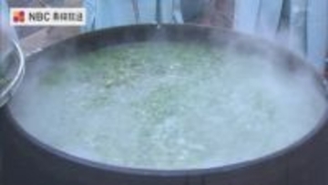「すごく温まって美味しい」一年の無病息災願う七草がゆ　1,000人分を振る舞う【長崎】
