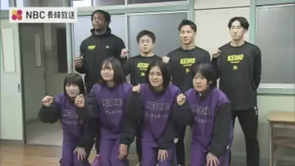 【ウィンターカップ】初の男女アベック出場 長崎県代表・瓊浦高校バスケ部 壮行会 初戦 秋田工業 龍谷富山とそれぞれ対戦