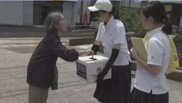 熊本地震の被災地へ「少しでも支援になれば」長崎でも高校生が募金活動