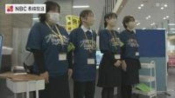 長崎ヴェルカ 初の”地区優勝”後押し　長崎市 ”応援Tシャツ” 職員着用して 業務に