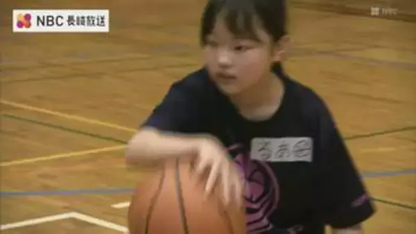 「夢かなと思った！」女子バスケットボールのプロ選手が長崎県五島市で児童にクリニック