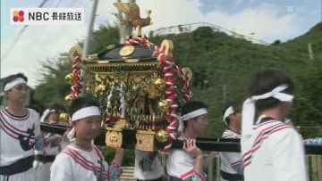 五島　椛島神社  200年以上続く「例祭」　島に活気