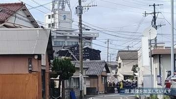 【続報】住民1人と連絡取れず　長崎・島原の民家火災