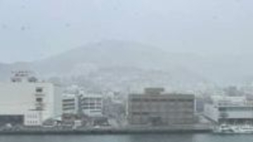 長崎市の平地も雪景色　夕方にかけ平地でも注意報級の大雪予想　南部・五島海上に「暴風雪警報」発表中