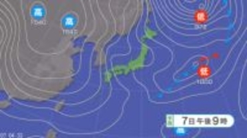 【雪の予想】平地でも大雪のおそれ　北陸・近畿・中国70センチ、東北50センチ、北海道・関東甲信・東海40センチ　24時間予想降雪量（8日午前6時から・多い所で）