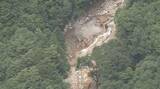 「土石流で橋が流され登山者ら約390人が一時孤立　仮の橋を設置、44人が下山「迂回して岩壁を歩いてきた」　北アルプス燕岳の登山口の中房温泉に通じている県道が通行止め　長野県安曇野市」の画像1