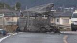 「車4台が絡む事故で1台炎上　1人死亡　遺体の身元は33歳男性と判明　死因は焼死　軽自動車がセンターラインを越えクレーン車と衝突　路面凍結でスリップか」の画像1