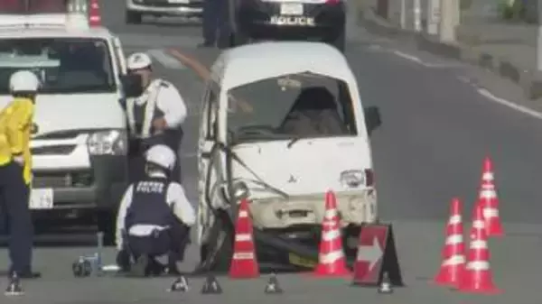 軽自動車を運転の93歳男性が死亡　施設の駐車場から出てきた所でワンボックスカーと衝突　現場は見通しの良い国道　長野・小諸市
