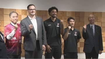 バレー男子「信州松本トライデンツ」開幕へ意気込み　母が長野出身・マックレヴィン選手「今までにない活力や一体感を」　開幕戦は24日に広島と