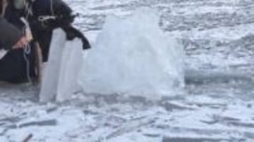 諏訪湖の「御神渡り」　冷え込みに期待…「もう少し氷が広がっていけば」　30日朝の最低気温は氷点下7.1度