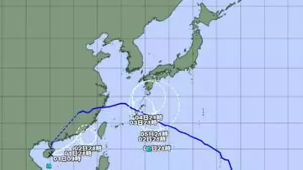 【台風情報】熱帯低気圧“台風のたまご”が日本周辺に2つ　24時間以内に台風に発達する可能性　今後の進路予想は