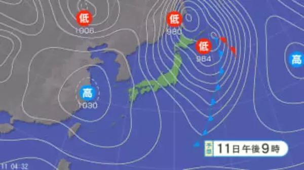 【大雪情報】北日本から西日本の日本海側では大雪となる所がある見込み　東北80センチ、北陸・東海70センチ、関東甲信60センチなど　24時間予想降雪量（12日午後6時まで 多い所で）