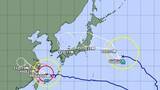 「【台風情報】ダブル台風の今後の進路予想は　台風15号は11日（火）午後9時には東北地方に達する予報　台風13号は9日午前9時には東シナ海に達する予報」の画像1