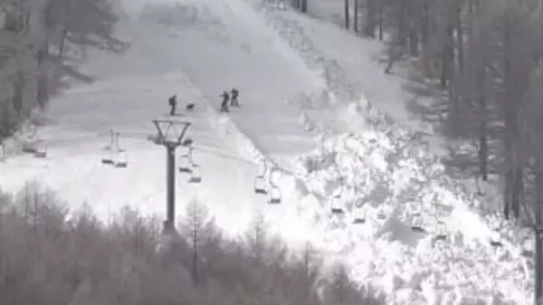 気温上昇で「全層雪崩」が発生か　斑尾高原スキー場で10～40代の4人重傷　非圧雪の上級コース「パウダーライン」　当時はザラメ雪状態