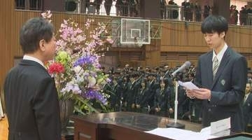 高校も入学式シーズン　長野・松商学園の新入生は618人　国の授業料「無償化」で私学人気高まり昨年度より130人余り増える
