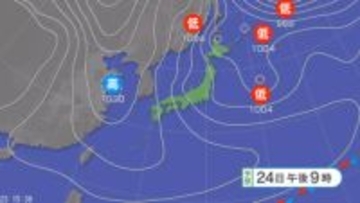 【大雪情報】週末、大雪の恐れ　24時間降雪量は関東甲信・東海・北陸・東北70センチ、近畿50センチ（24日午後6時から25日午後6時までの予想 多い所で）