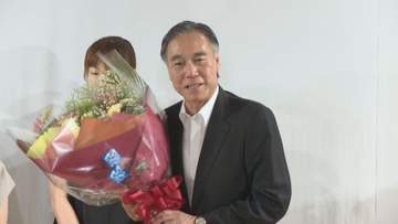 【開票速報】長野県知事選　現職の阿部守一さんが5回目の当選「新しい視点で未来に向けて県政を前進させたい」　阿部守一 57万3,742票　 武田良介 9万2,366票　投票率は40.53％で過去最低