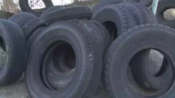 「学校関係者が勝手に…タイヤ32本をグラウンドに　「不法投棄ではなかった」中学校の部活動で使用　“一時保管”を市や教育委員会に伝えず　長野・諏訪市」の画像