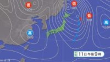 【大雪情報】関東甲信地方では「警報級の大雪」の可能性　関東地方北部・甲信地方50センチ　24時間予想降雪量（12日午後6時まで 多い所で）