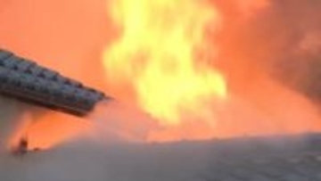 長野・飯田市で住宅1棟が全焼