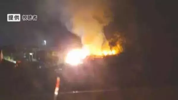 未明に火事　住宅が全焼…1人死亡　住人の男性と連絡取れず　長野・松川町