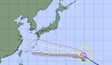 【台風情報】台風13号の今後の進路予想は　4日午前3時には非常に強い勢力で小笠原近海に達する見込み　5日午前3時には日本の南に達する見込み