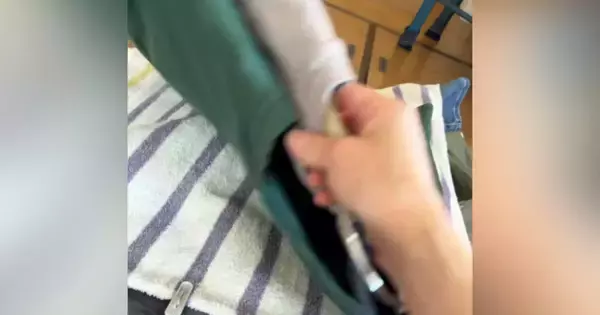 『洗濯物が膨らんでいる』→1枚1枚めくっていくと……588万再生された『可愛すぎる瞬間』に「想像以上だったｗ」「よく気づいたねｗ」の声