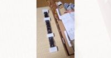 サウンドバーが入っていた細長い箱→猫が歩いてくると…『まさかの光景』が574万再生「ニャウンドバーｗ」「感動してしまった」と大反響