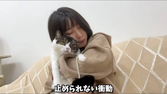 猫への愛が限界突破してしまったママ→思わず耳を食べてしまった結果…『可愛すぎる反応』が28万再生「たまらん」「食べられたｗ」