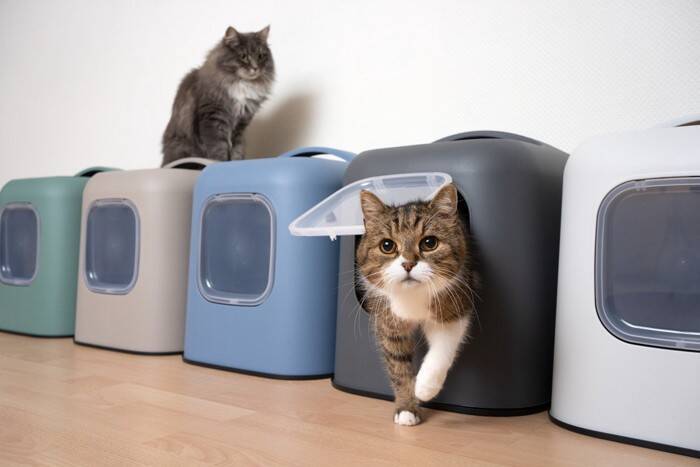 猫用トイレは『カバーあり・なし』どちらを選ぶべき？　それぞれの良し悪しや愛猫に合わせた選び方