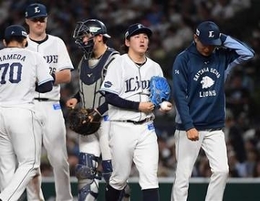 力投の西武隅田が九回につかまる　11奪三振実らず4敗目