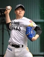 【春季キャンプ】ソフトバンクホークス松本裕がWBC球で30球「フォークもイメージ通りの落ち方」