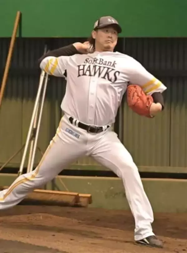 【春季キャンプ】ソフトバンクホークス杉山が初ブルペン　新球種のツーシーム挑戦