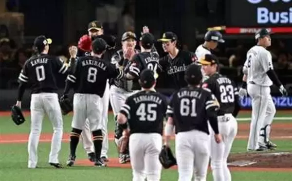 ソフトバンクホークス、天敵退治し前半締め　高橋光から五回に一挙3点　2位西武と5.5ゲーム差で首位独走