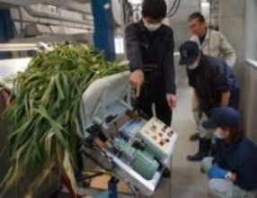 福岡市動物園にゾウ用「自動餌やりマシーン」　博多工高生23人がリクエストに応え製作